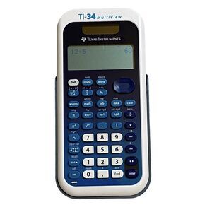 Texas Instruments TI-34 MultiView Scientific Calculator With Cover Tested Works